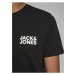 Čierne tričko s potlačou Jack & Jones Corp