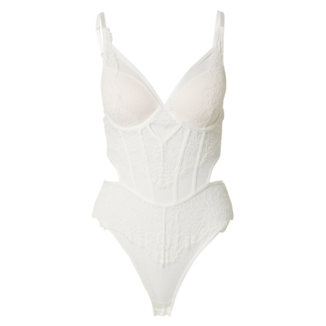 Hunkemöller Body 'Arabella '  biela Hunkemoller