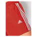 Adidas Plavecké šortky Classic 3-Stripes HA0391 Červená Regular Fit