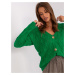 Green openwork cardigan from RUE PARIS