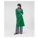 Kabát Karl Lagerfeld Tailored Feminine Coat Zelená