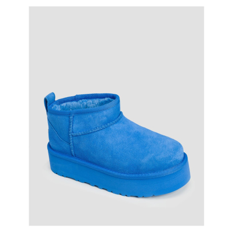 Detské Topánky Ugg Classic Ultra Mini Platform Modré