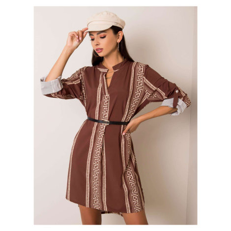 Dress-DHJ-SK-5766D.13-brown