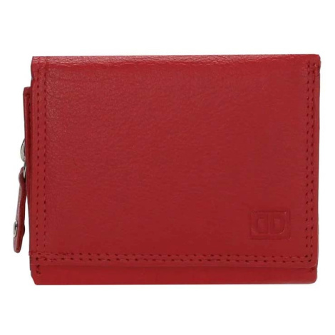 Červená malá kožená peňaženka &quot;Clarrisa&quot;