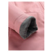 Ružový dámsky softshellový kabát s kapucňou ALPINE PRE IBORA
