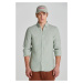 KOŠEĽA GANT SLIM LINEN SHIRT KALAMATA GREEN