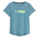 PUMA Funkčné tričko 'Ultrabreathe'  modrozelená / svetlozelená