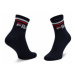 Fila Súprava 3 párov vysokých ponožiek unisex Calza Quarter F9398 Tmavomodrá