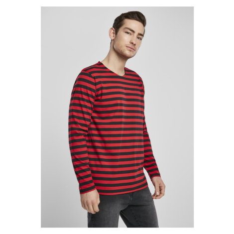 Regular Stripe LS burnt/bl Urban Classics