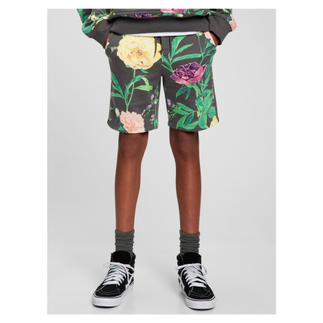 Farebné chlapčenské šortky GAP Teen floral