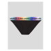 KARL LAGERFELD Klasické nohavičky Pride 225W2118 Čierna