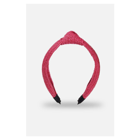 Dagi Women's Pink Wicker Crown Knot