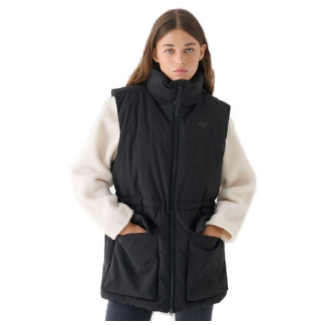 Dámska vesta 4F VEST JACKET-WAW24TVJAF135-20S-DEEP BLACK