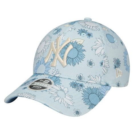 New-Era  9FORTY New York Yankees Floral All Over Print Cap  Šiltovky Modrá