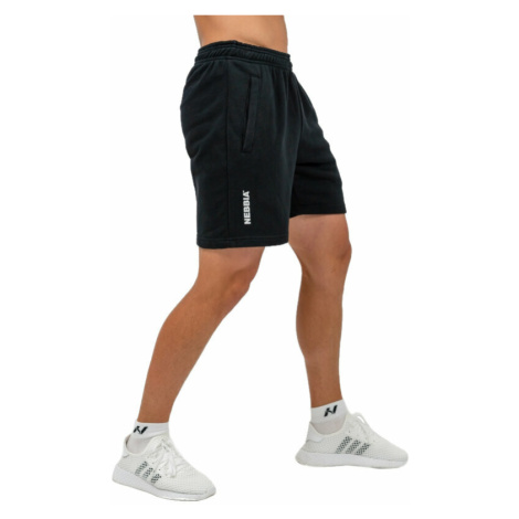 Nebbia Athletic Sweatshorts Maximum Black Fitness nohavice