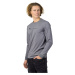 Hannah Kirk Pánske tričko s dlhým rukávom 10035984HHX Steel gray