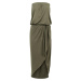 Women's Olive Bandeau Dress