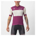 CASTELLI Cyklistický dres s krátkym rukávom - GIRO D'ITALIA 2024 - fialová/biela/bordová