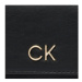 Calvin Klein Veľká dámska peňaženka Re-Lock Trifold Md W/Chain K60K611458 Čierna