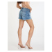 Svetlomodré dámske džínsové kraťasy Guess Relaxed Short