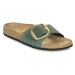 Birkenstock  Madrid Big Buckle LENB Thyme  Šľapky Kaki