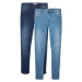Power-strečové džínsy Slim Fit, Tapered (2 ks)