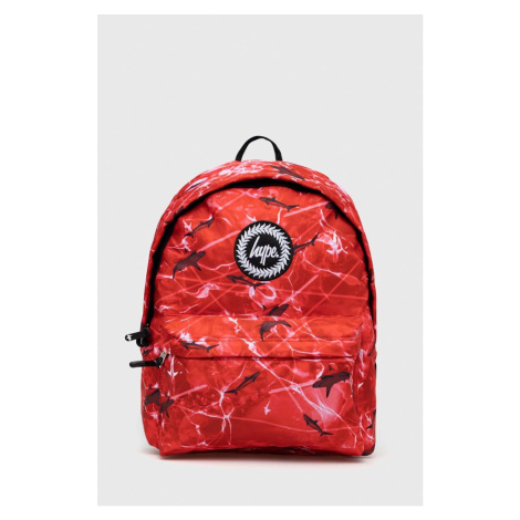 Detský ruksak Hype červená farba, veľký, vzorovaný