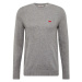 LEVI'S ® Sveter 'Original HM Sweater'  sivá / červená / biela