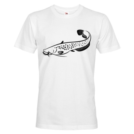 Vtipné tričko s potlačou pre rybárov s motívom Sumca - Sumec na tričku bude vždy pripomenutím va