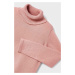 Detský sveter Mayoral ružová farba, teplý