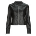 Only  ONLVICS FAUX LEATHER JACKET OTW  Kožené bundy Čierna