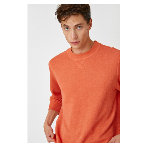 Koton Basic Pullover Knitwear Crew Neck Long Sleeved