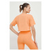 Tričko Roxy Essential x Mizuno dámske, oranžová farba