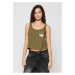 Ladies Kicks Love EMB Tank olive