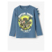 Modré chlapčenské tričko s dlhým rukávom name it Jinus Jurassic