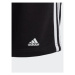 Adidas Športové kraťasy Essentials 3-Stripes Shorts IC3631 Čierna Regular Fit