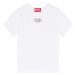 Tričko Diesel T-Uncutie-Long-Od T-Shirt Bright White