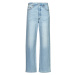 Levis  RIBCAGE STRAIGHT ANKLE Lightweight  Rovné džínsy Modrá