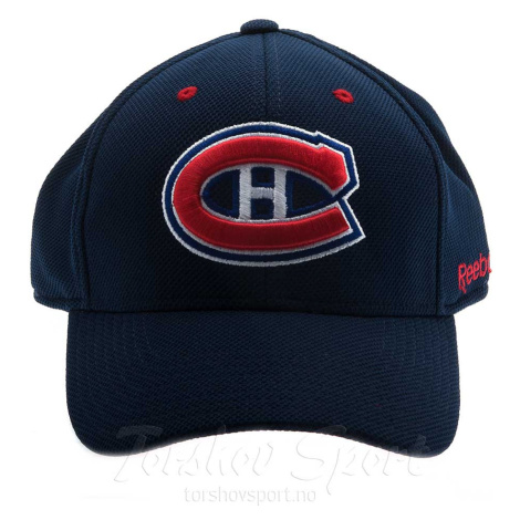 Montreal Canadiens čiapka baseballová šiltovka Structured Flex 2015 navy Reebok