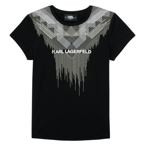 Karl Lagerfeld  UAS  Tričká s krátkym rukávom Čierna