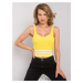 Women's yellow knitted top