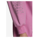 Mikinové a svetrové šaty pre ženy adidas Originals - ružová