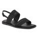 Calvin Klein Sandále Flat Sandal He HW0HW01990 Čierna