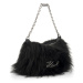 Kabelka Karl Lagerfeld K/Evening Mini Shb Faux Fur Čierna