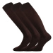 Ponožky BOMA Hertz hnedé 3 páry 104424
