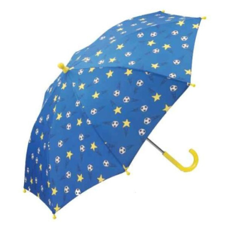 HAPPY RAIN FOOTBAL Chlapčenský dáždnik, modrá, veľkosť