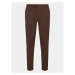 Lindbergh Chino nohavice 30-01011 Bordová Slim Fit