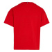 Detské bavlnené tričko Tommy Hilfiger Červená farba