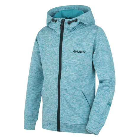 Children's hoodie HUSKY Alony K fd. Turquoise