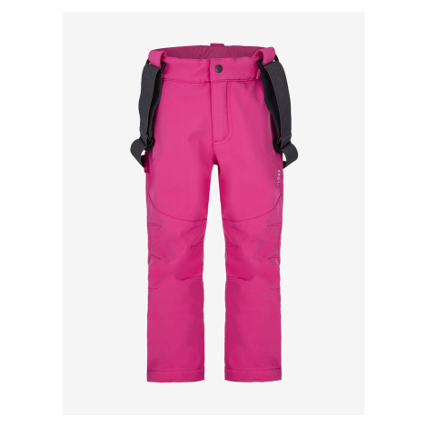 Pink girls' insulated softshell pants LOAP Lomec - unisex